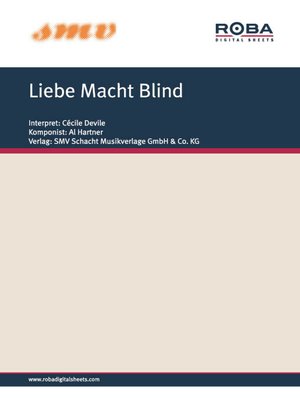 cover image of Liebe Macht Blind